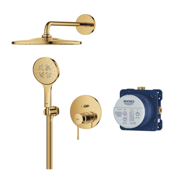 Душевой комплект скрытого монтажа Grohe Essence New 25287 GL0 (25287GL0) хром