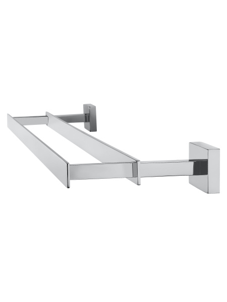 Полотенцедержатель двойной WONZON & WOGHAND FLAT, хром WW-9711-60CM Полотенцедержатель двойной WONZON & WOGHAND FLAT, хром WW-9711-60CM