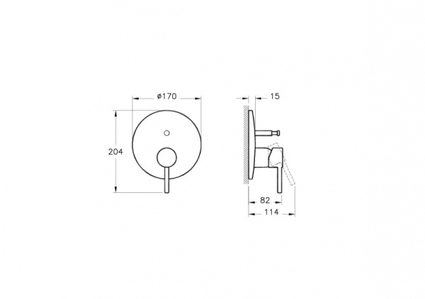 Смеситель для ванны Vitra Minimax S A42210EXP