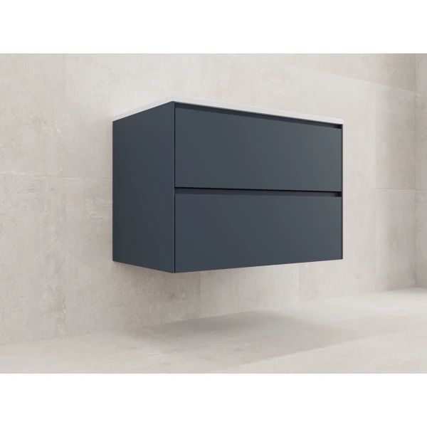 Тумба подвесная без раковины 80 см Style Line Лима ЛС-00002355 графит матовый