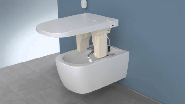 Интеллектуальный подвесной унитаз V-Care Comfort VitrA V-Care 5674B003-6194 микролифт