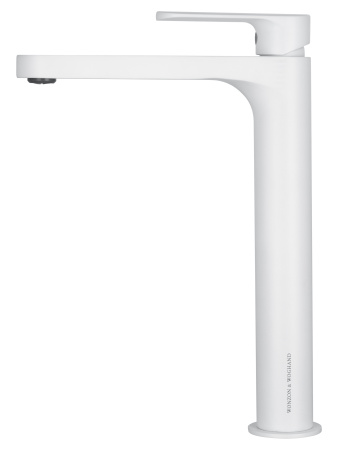 Смеситель для раковины высокий WONZON & WOGHAND, белый матовый WW-H1034-MW