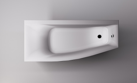 Ванна из искусственного камня Astra-Form Скат L (170х75) 01010082 белый матовый