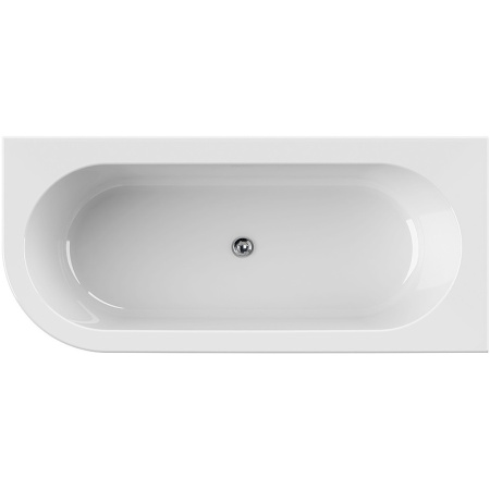 Акриловая ванна (179х79) CEZARES SLIM CORNER-180-80-60-R-NERO-SET