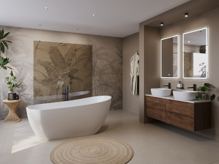 Акриловая ванна (170x80) BelBagno Uno BB704-1700-800-K