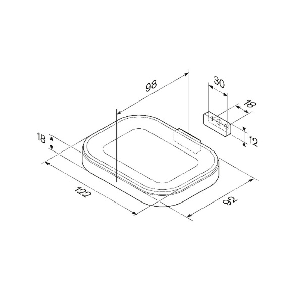 Мыльница AM.PM Func A8F34222
