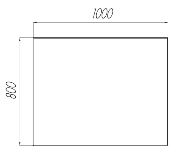 Зеркало Aquaton Брук 100 1A200302BC010