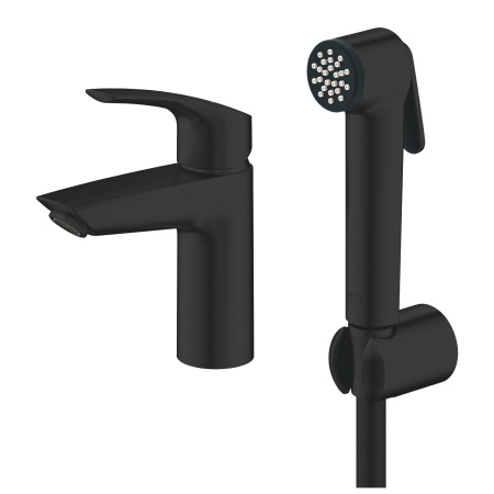 Смеситель для раковины GROHE Eurosmart New 231242 433 (231242433) черный матовый