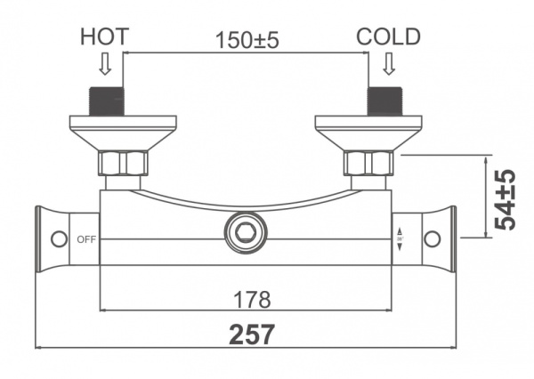 Смеситель для душа D&K Bayern Potsdam (DA2113101)