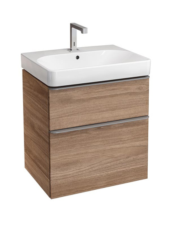Тумба с раковиной Geberit Smyle Square 500.229.01.1+500.352.JR.1