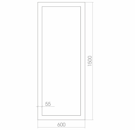 Зеркало (60х120) Silver Mirrors   Фиеста ФР-00000920
