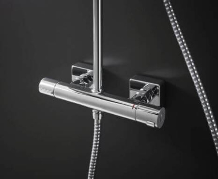 Душевая система Hansgrohe Vernis Shape Showerpipe 230 1jet EcoSmart 26097000 , хром