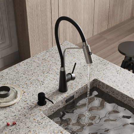 Смеситель для кухни с гибким изливом WasserKRAFT A8417