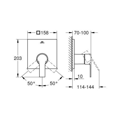 Смеситель для душа Grohe Allure 19317GN1