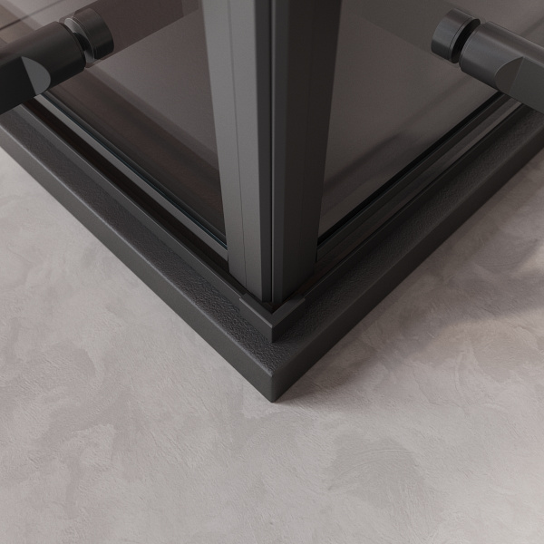 Душевой уголок (90х90) CEZARES LINER LINER-A-2-90-C-NERO