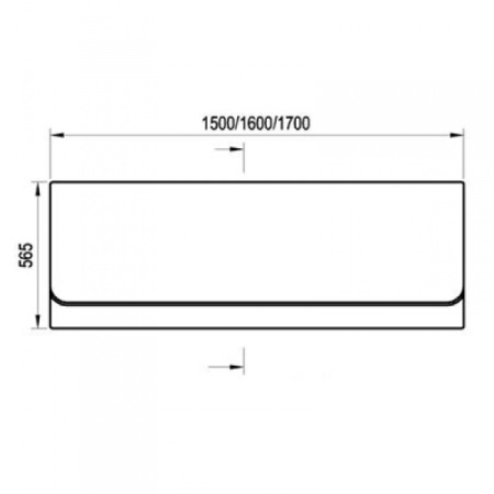 Панель для ванны Ravak Chrome 160 CZ73100A00