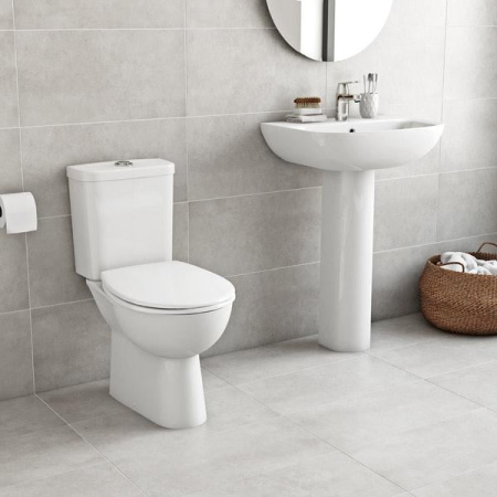 Унитаз напольный безободковый Grohe Bau Ceramic 39349 000 (39349000)