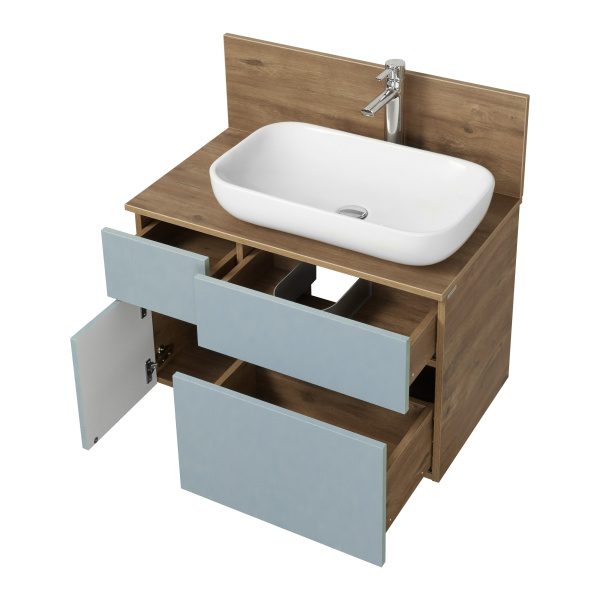 Тумба с раковиной Aquaton Мишель 80 1A2568K4MIDR0