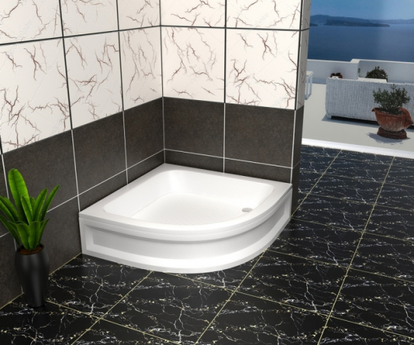 Экран для душевого поддона RGW NP/CL-S  16230909-90-A