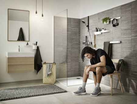 Термостат для душа с душевым гарнитуром Hansgrohe ShowerTablet Select 400 Pulsify S 24260000 хром
