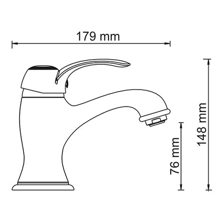 Смеситель для раковины WasserKRAFT Isar 1303
