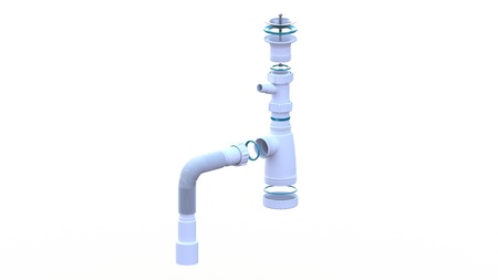 Сифон для раковины Santek универсальный 1WH501787
