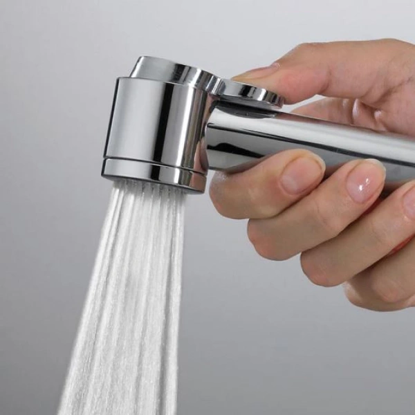 Гигиенический набор с прогрессивным смесителем Bossini Paloma Brass E37007B.030 хром глянец