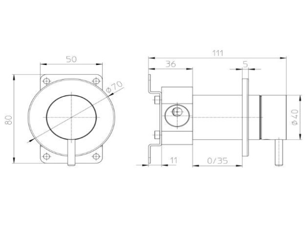 Внутренняя часть для переключателя Bossini Nobu INZ222000