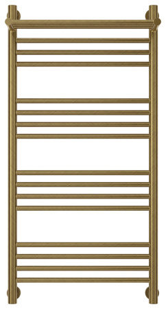 Полотенцесушитель Водяной Сунержа Богема с полкой + (100х50) Состаренная бронза 05-0223-1050