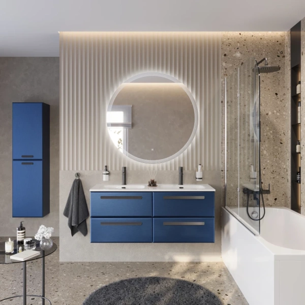 Тумба под раковину Cezares ECO-CER-N-1200-4C-SO-2-SPF-P Sapfiro без ручек