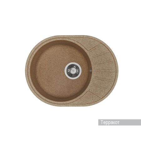 Кухонная мойка Aquaton Чезана 1A711232CS270 терракот