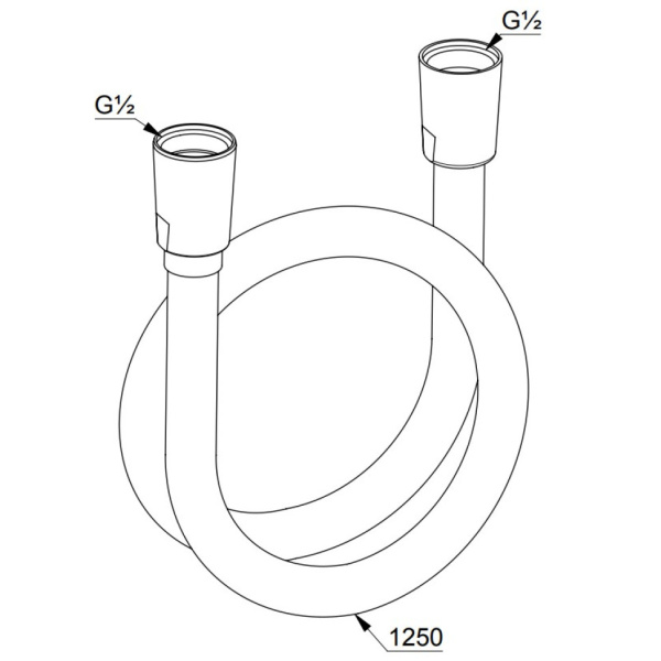 Душевой шланг Kludi Suparaflex 6107139-00