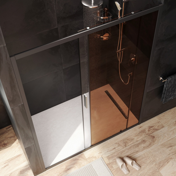 Душевая дверь (150х195) Am.Pm Gem Solo W90G-150-1-195BBr