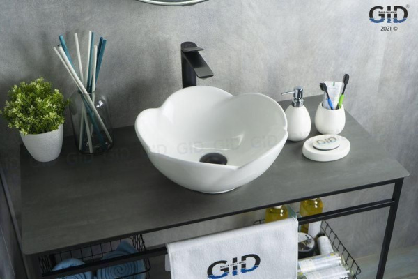 Раковина накладная (38,5х38,5) Gid N9078