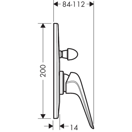 Смеситель Hansgrohe Novus 71047000