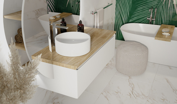 Зеркало-пенал Jorno Solis 34 SolN.11.34/W/JR