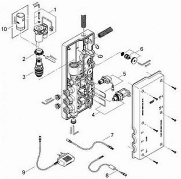 Термостат Ondus Grohe 36067000 Термостат Ondus Grohe 36067000
