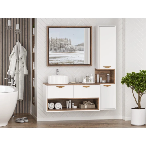 Тумба под раковину Brevita Bergen 105 BER-07105-19-01-2Я