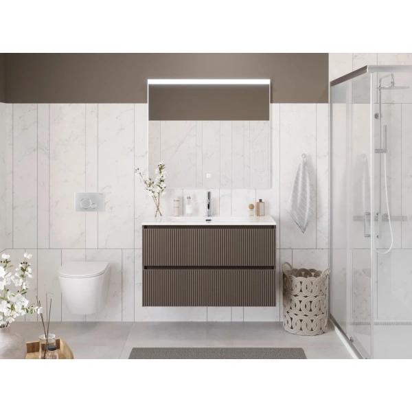 Тумба под раковину 120 BelBagno Uno UNO-1200-2C-SO-СO бежевый матовый, без раковины