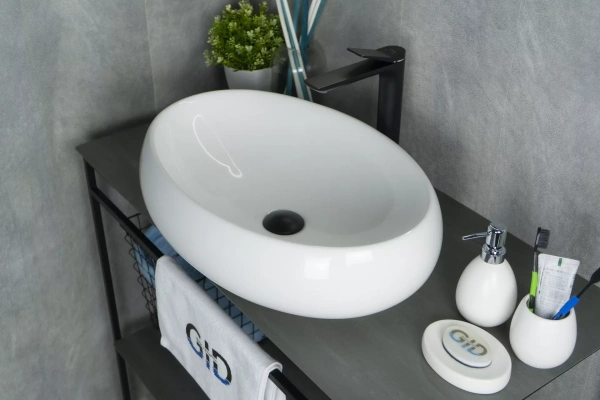 Раковина накладная (60х41) Gid N9030a