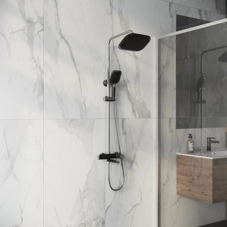 Душевая система Grossman Alba 500.K35.06.100/210 хром с черным