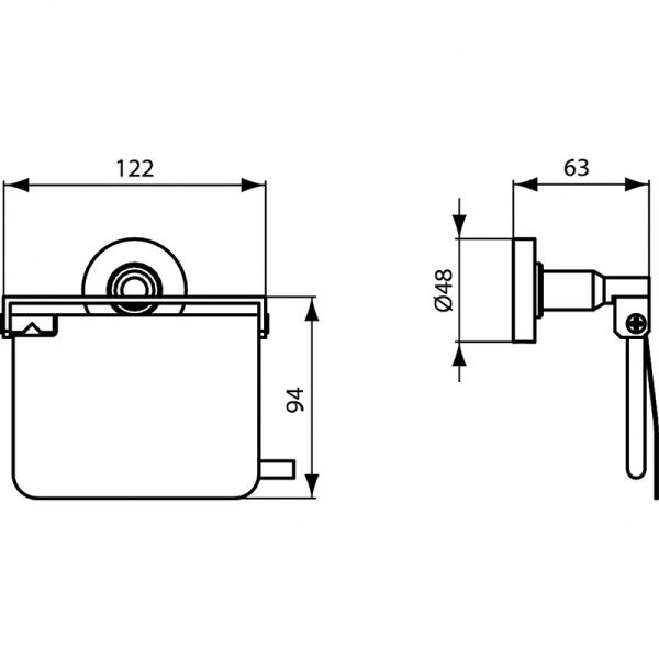 Держатель для туалетной бумаги Ideal Standard IOM A9127AA