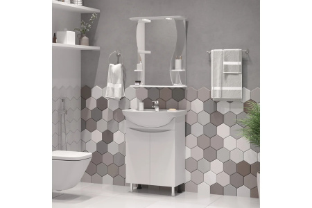 Зеркало-шкаф (60х72) Misty Карина 60 левый Э-Крн02060-01СвЛ