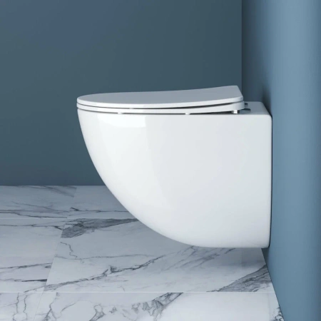 Унитаз подвесной безободковый BelBagno AMANDA BB051CHR без крышки