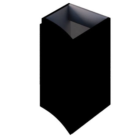 Шкаф подвесной  Cezares Vague 55283 Nero Opaco
