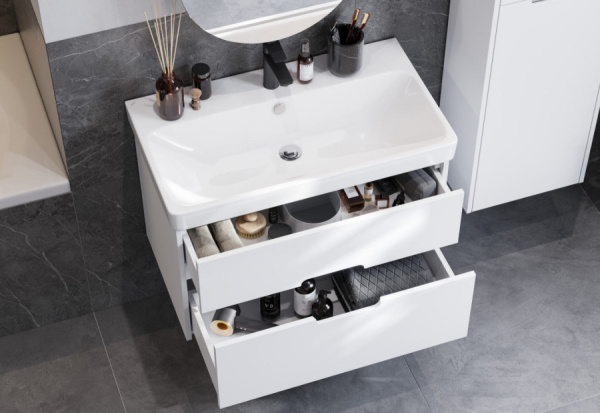 Тумба с раковиной Aquaton Оливия 80 1A2831K0OL010