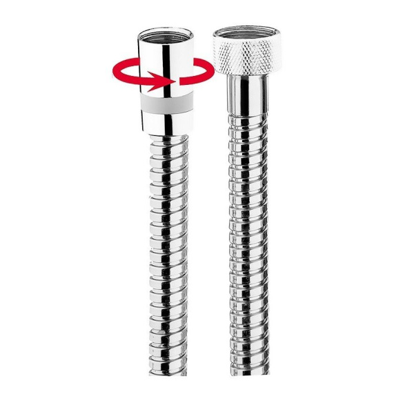 Душевой шланг 150 см Bossini Doppia A00048C.030.1 хром