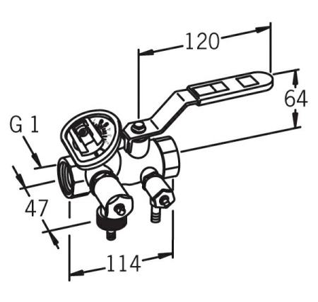 Магистральный регулирующий клапан Oras 410025