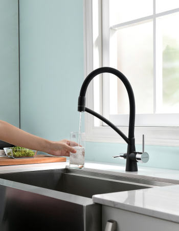 Смеситель для кухни с подключением к фильтру  Paulmark Siеgen Si213111-308