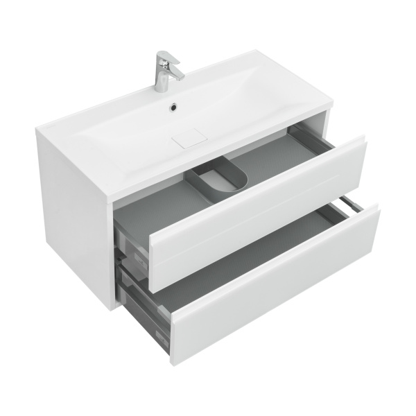 Тумба с раковиной Aquaton Римини 100 1A2328K4RN010